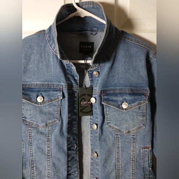 NWT Curve Appeal Jean Jacket - Picture 2 of 2